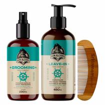 Grooming e Leave-in 450g Calico Jack Pente Curvo Don Alcides