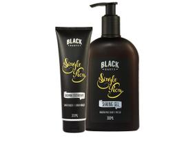 Grooming Texturizante e Modelador + Shaving Gel para Barbear Transparente Black Barts Single Ron