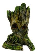 Groot Vaso Porta Treco Planta Aquário Atóxico Guardião Galax