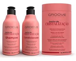 Groove kit banho de cristalização 300 ml + masc. 1kg