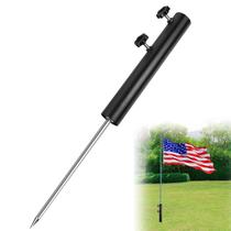 Ground Mount Wenfan 12" Flag Spike ajustável preto