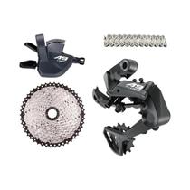 Groupset de Bicicleta MTB Ltwoo A9 11 Velocidades - Alavanca, Desviador e Corrente VXM