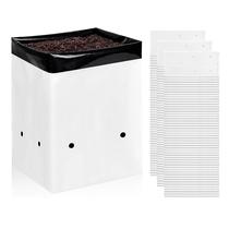 Grow Bags iPower 5 galões, pacote com 150 filmes de panda em preto e branco Grow Bags iPower 5 galões, pacote com 150 filmes de panda em preto e branco