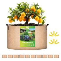 Grow Bags iPower, potes de tecido não tecido de 15 galões, pacote com 10
