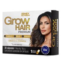 Grow Hair Premium By Clara Brasil 30 Cápsulas Sidney Oliveira