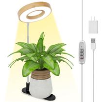 Grow Light LORDEM Bamboo Base Desktop LED Full Spectrum Grow Light LORDEM Bamboo Base Desktop LED Full Spectrum
