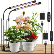 Grow Light LPMZMBL LED Full Spectrum para plantas de interior (pacote com 2) Grow Light LPMZMBL LED Full Spectrum para plantas de interior (pacote com 2)