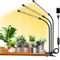 Grow Lights FRGROW LED de 3 cabeças de espectro completo para plantas de interior