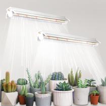 Grow Lights GYTF T5 1,4 pés, 5000 K, branco, pacote com 2 Grow Lights GYTF T5 1,4 pés, 5000 K, branco, pacote com 2