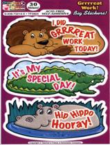 Grrrreat Work Today ! Big Stickers - SCHOLASTIC