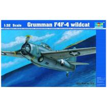 Grumman F4f-4 Wildcat 1/32 Trumpeter 2223 F4f4 F4f - Kit para montar e pintar