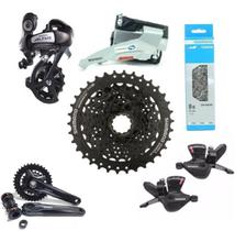 Grupo Shimano Altus 2x8 16v Cambio Cassete Pedivela Corrente