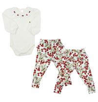 Grw conjunto pagao ladybug creme