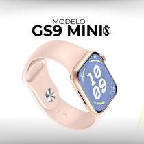 GS9 Mini Série 9 41mm SmartWatch Com foto personalizada e Troca de Pulseira