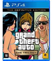 GTA Grand Theft Auto The Trilogy The Definitive Edition PS 4 Mídia Física - Rockstar Games