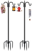 Gtongoko Ganchos Duplos para Jardim 235 cm, Alta Resistência, Kit com 2