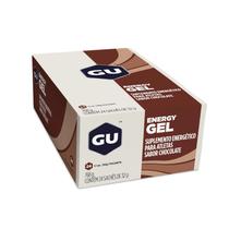 Gu Energy Gel Caixa 24 Sachês Sabor Chocolate