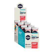 Gu Energy Tabs Hidroeletrolítico Morango e Limão Caixa 8 unidades