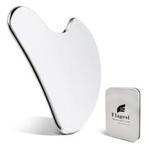 Gua Sha Facial Flagest em Aço Inoxidável - Para Rosto e Corpo
