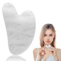 Gua Sha Facial Tools BLHLA White Quartz para cuidados com a pele