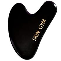 Gua Sha Tool Skin Gym Black Obsidian Sculpty Heart 1 ct