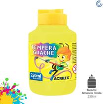 Guache 250 ml Amarelo Limão - Acrilex