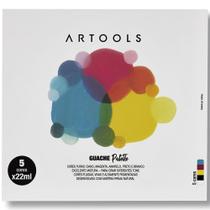 Guache 610634 Palette 22ml C/5 Cores