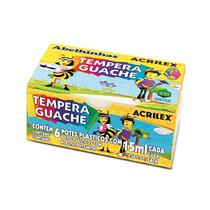 Guache Acrilex com 6 cores 15ml