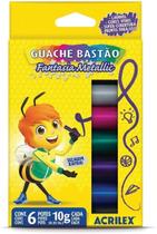 Guache bastao neon 6 cores - acrilex Guache bastao neon 6 cores - acrilex