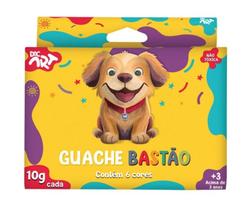 Guachê Em Bastão Com 6 Cores Dac Guachê Em Bastão Com 6 Cores Dac