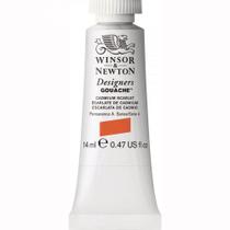 Guache Winsor Newton Designers 14ml S4 106 Cadmium Scarlet