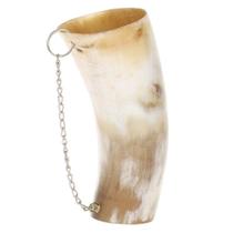 Guampa para Tereré em Chifre Bovino com Alça de Corrente - Promate 7522