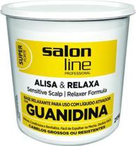 Guanidina Creme Alisante e Relaxante de Cabelo Salon Line Super Amarelo 215g