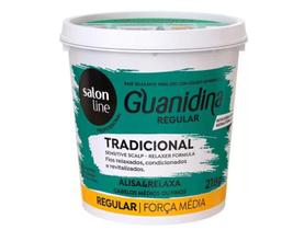 Guanidina Tradicional Regular Alisa e Relaxa Salon Line 218gr