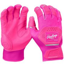 Guantes de Bateo Rawlings Juveniles Workhorse de Béisbol Rosa Eléctrico Talla Pequeña