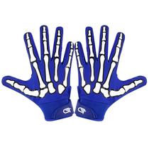 Guantes de Fútbol Americano Glorious Traders Rendimiento Definitivo Azul