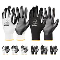 Guantes de trabajo Toolant con recubrimiento de nitrilo para hombre, 6 pares XXL