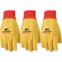 Guantes para trabajo Wells Lamont de poliéster y algodón, estándar, paquete de 3