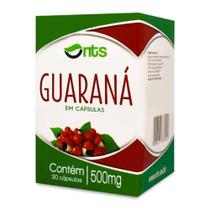 Guaraná 500mg Com 30 Cápsulas - NTS