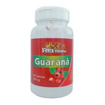 Guarana 60 caps. 500 mg - supl. de vit a base de guarana - Rei terra