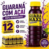 Guaraná Açaí Guara Maxx Tradicional 250ml Pack 12 Unidades Energético Original