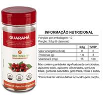 Guaraná Cafeína 60 cápsulas Meissen