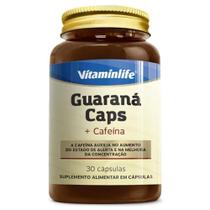 Guaraná Caps com Cafeína 30 Cápsulas Vitaminlife