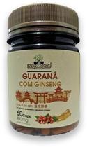 Guaraná com ginseng 400mg 60 caps folhas e raizes