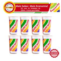 Guaravita Guaraná Natural 24x290ml Refresco Carioca Leve e Saudável Kit Econômico