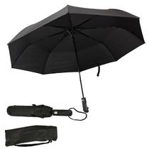 Guarda Chuva Abre Automático Resistente 37cm Preto Para Bolsa
