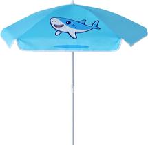 Guarda-chuva AMMSUN 47" Kids Beach Shark Print UV Shade