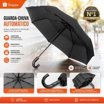 Guarda Chuva Angel Preto Reforçado Abre Automático Tecido Drop Dry Anti-Vento Sombrinha Sol Casual Guarda Chuva Angel Preto Reforçado Abre Automático Tecido Drop Dry Anti-Vento Sombrinha Sol Casual