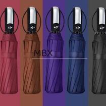 Guarda Chuva Automático Abre E Fecha Reforçado Contra Vento Proteção Solar Blackout