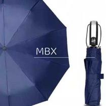 Guarda Chuva Automático Abre E Fecha Reforçado Contra Vento Proteção Solar Blackout